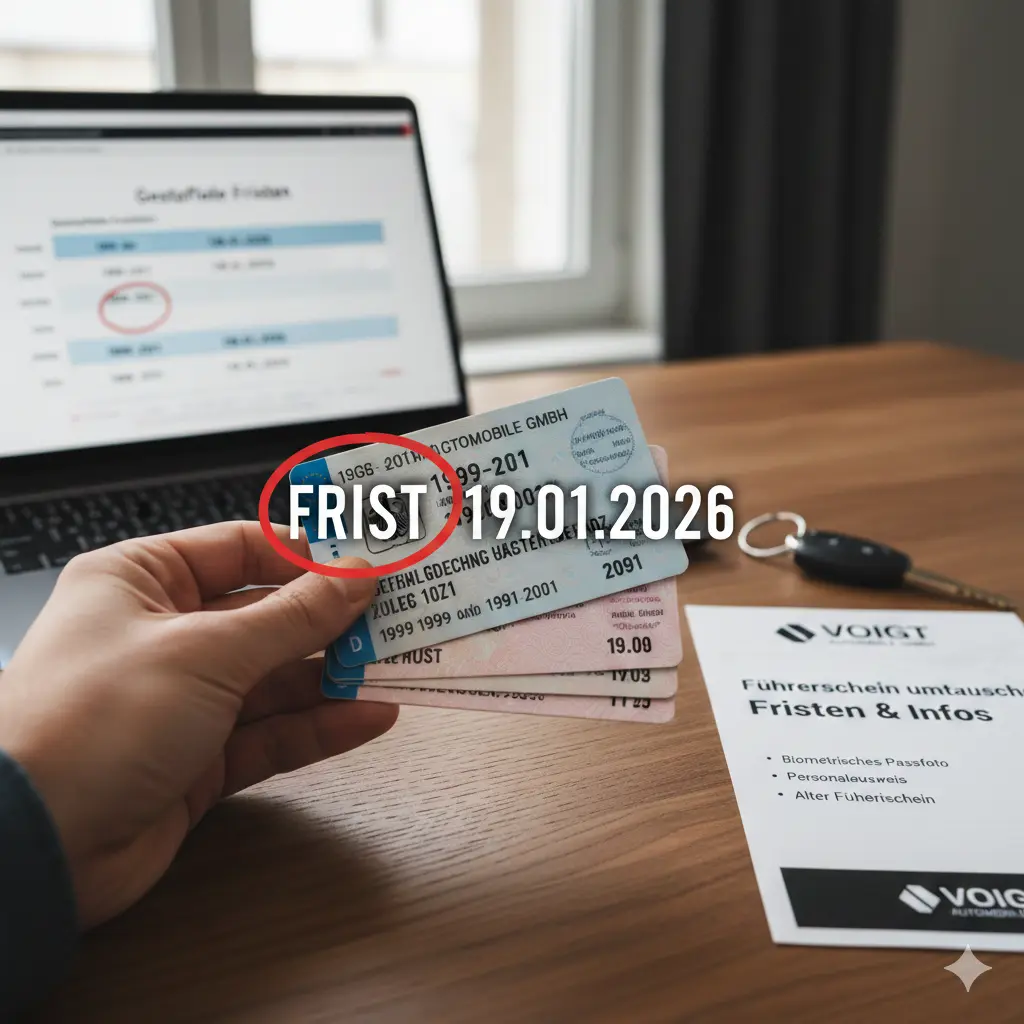 Führerschein umtauschen: Fristen, Kosten und Pflichten für 2026